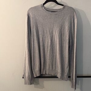 Banana Republic Men's Crewneck Sweater - Light Gray